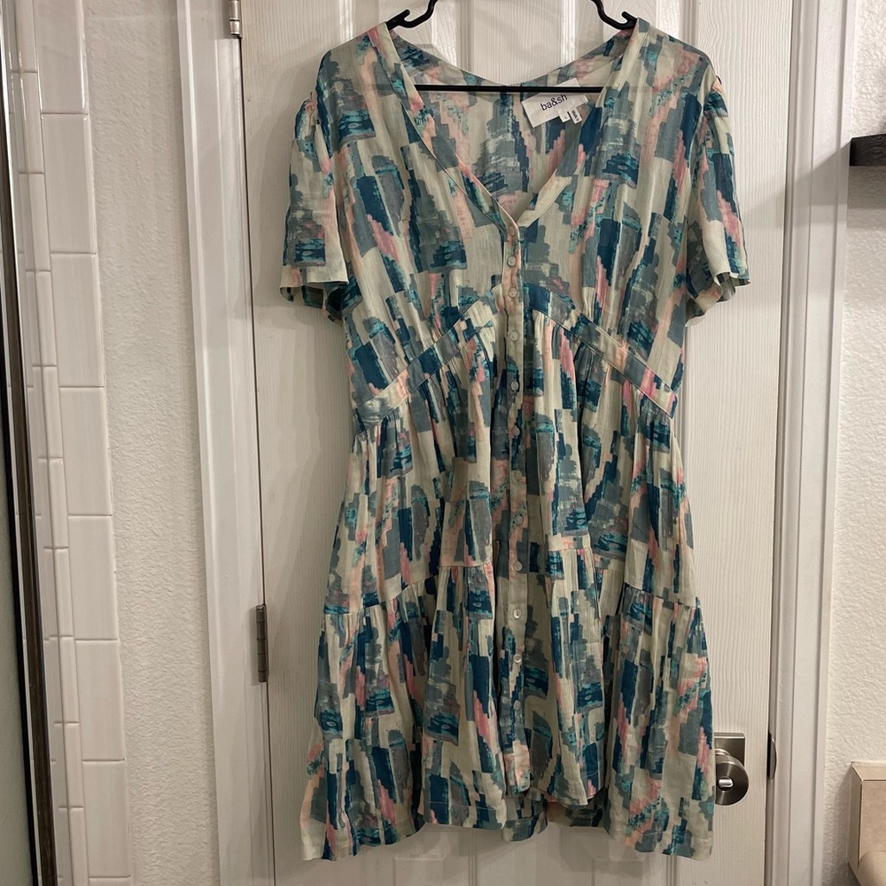 ba&sh Turquoise Mini Dress